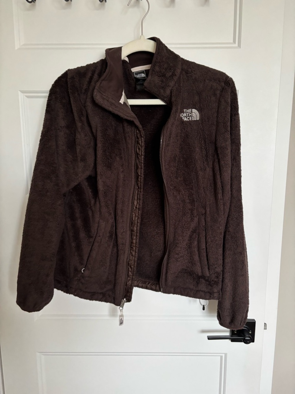 The North Face Women's Dark Brown Teddy Fleece Jacket